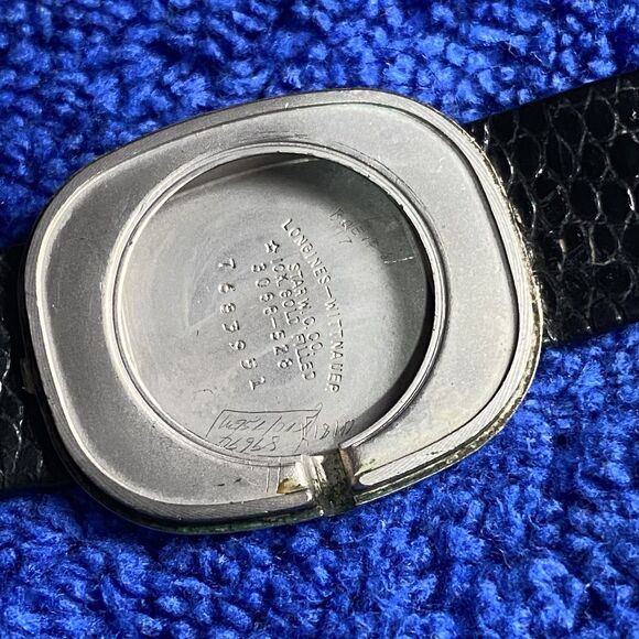 Longines Ellipse 3066-528 Black Leather Strap Quartz Analog Dial Mens Wristwatch main image 9